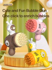 PISTOLA DE BURBUJAS RECARGABLE ¡DIVERSIÓN EXTREMA!
