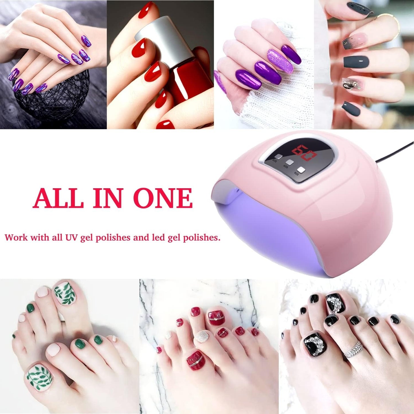 LAMPARA SECADOR DE UÑAS