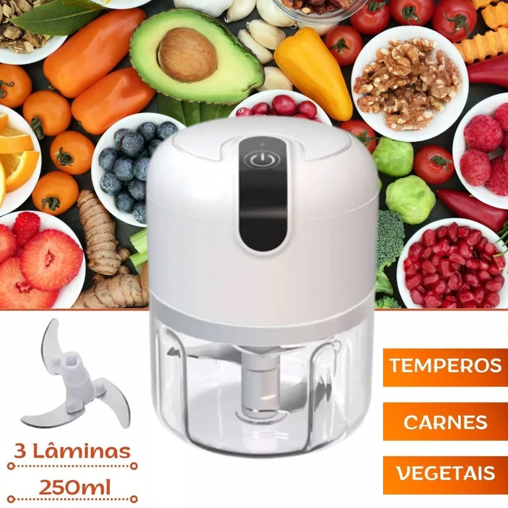 MINI PROCESADOR DE ALIMENTOS ELÉCTRICO