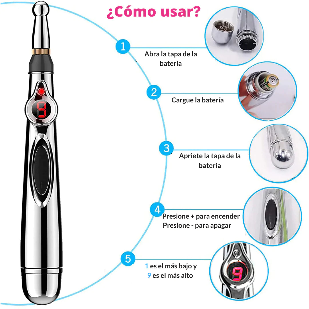 Lapiz de Alivio del Dolor con Acupuntura