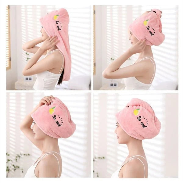 TOALLA GORRO SECADO RÁPIDO PACK X3