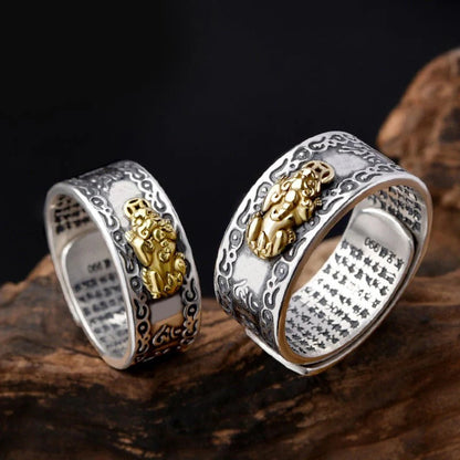 ANILLO PIXIU DE LA BUENA SUERTE Y ABUNDANCIA