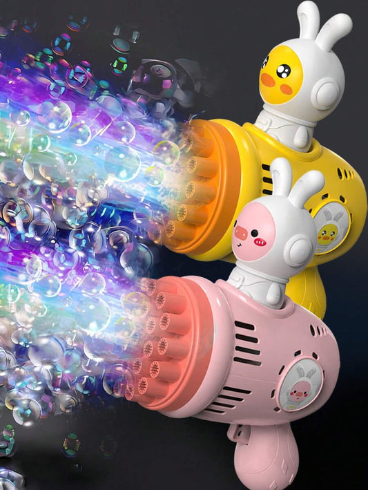PISTOLA DE BURBUJAS RECARGABLE ¡DIVERSIÓN EXTREMA!