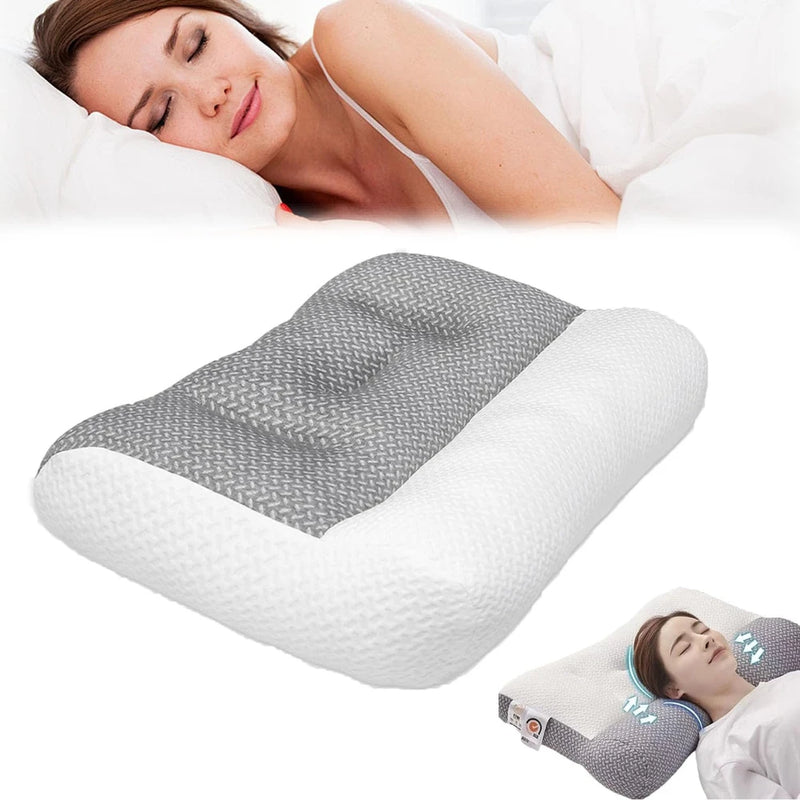 ALMOHADA CERVICAL ERGONÓMICA DE PLUMÓN