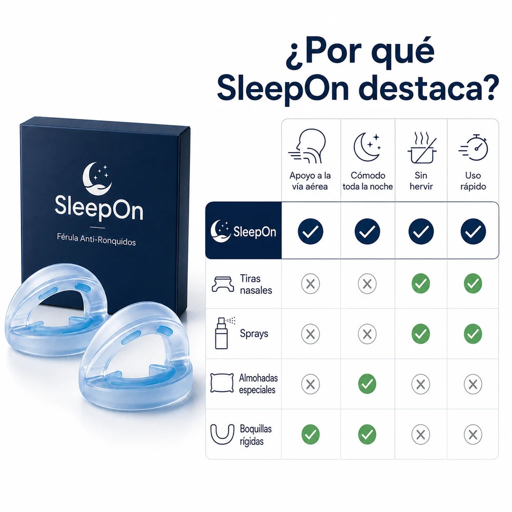 SLEEPON DISPOSITIVO ANTIRONQUIDOS