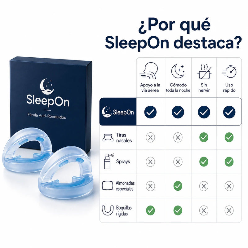 SLEEPON DISPOSITIVO ANTIRONQUIDOS