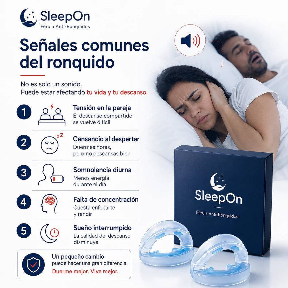 SLEEPON DISPOSITIVO ANTIRONQUIDOS