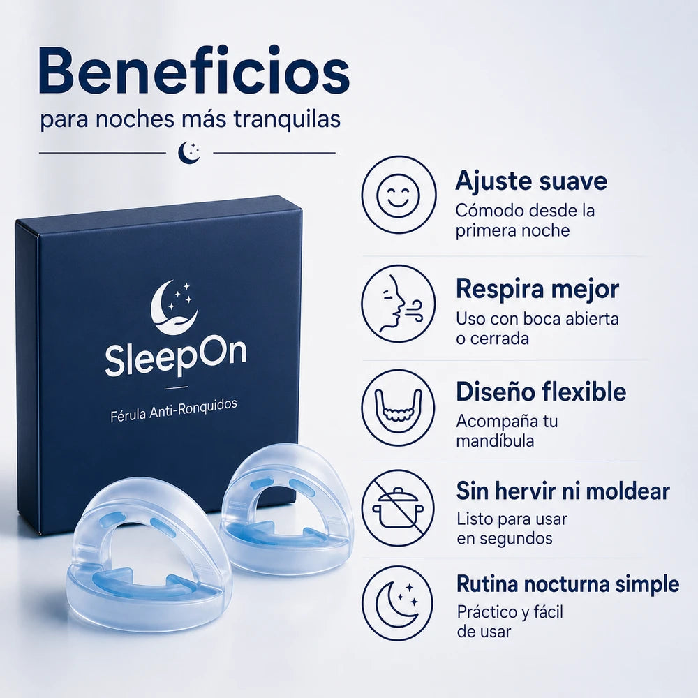 SLEEPON DISPOSITIVO ANTIRONQUIDOS