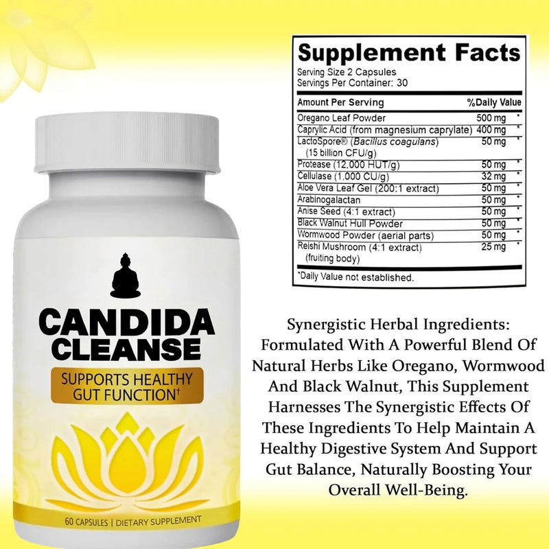 Suplemento de Candida para Salud Digestiva