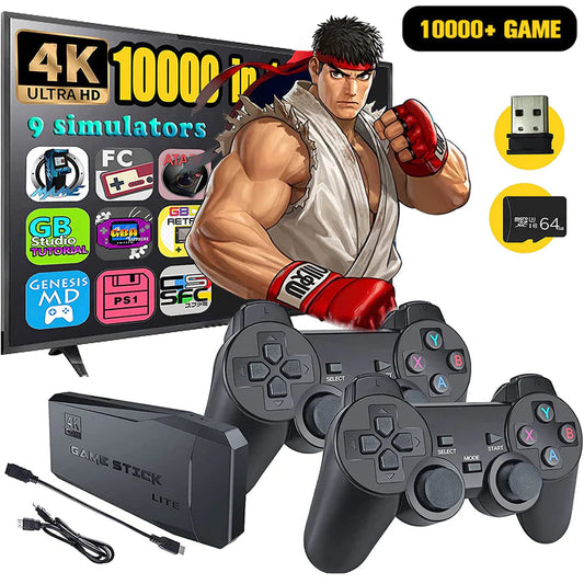 GAME STICK 64GB + DE 1000 JUEGOS