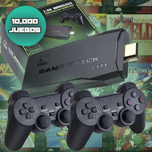 GAME STICK 64GB + DE 1000 JUEGOS