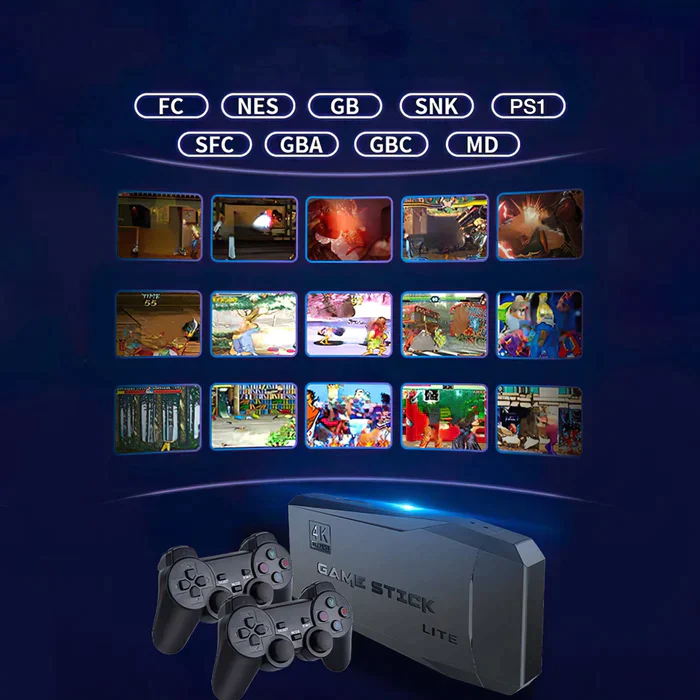 GAME STICK 64GB + DE 1000 JUEGOS