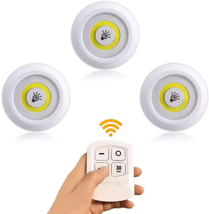 SET DE LUCES LED X3 CON CONTROL PLUS