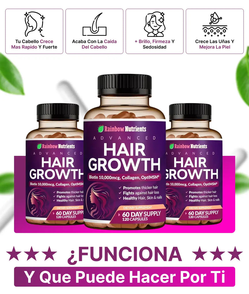 HAIR GROWTH ADVANCED - SIN AZUCAR