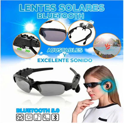 LENTES DE SOL CON AUDIFONOS BLUETOOTH